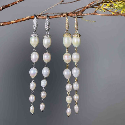 Pearl Cascade Earrings