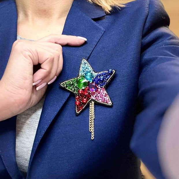 Starburst Brooch