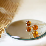 925 Silver Earrings With Baltic Amber Olia