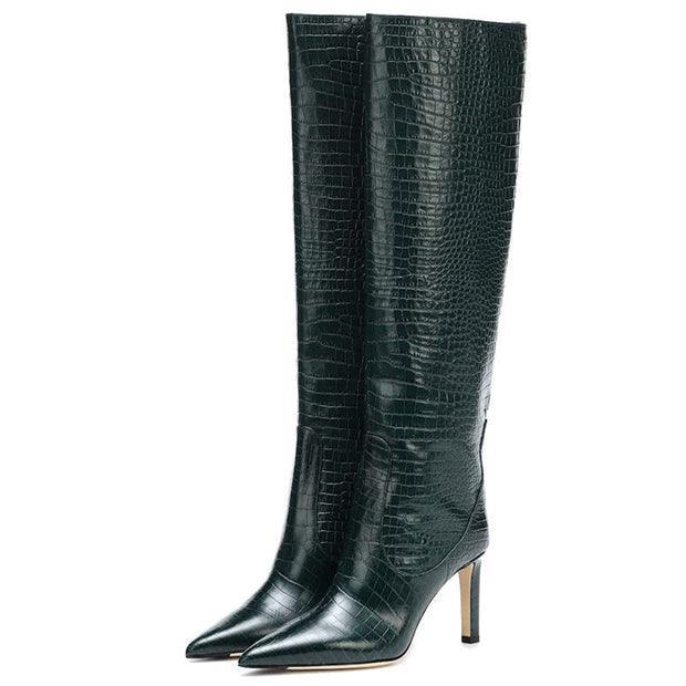 Wide Calf Knee High Boots - Jo-Bolt-Store