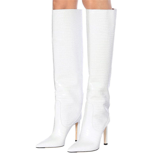 Wide Calf Knee High Boots - Jo-Bolt-Store