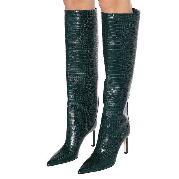 Wide Calf Knee High Boots - Jo-Bolt-Store