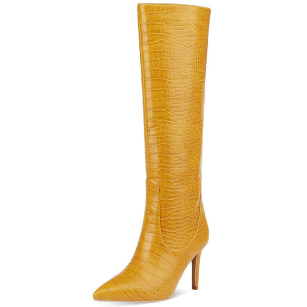 Wide Calf Knee High Boots - Jo-Bolt-Store