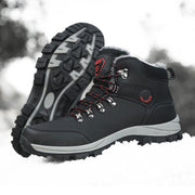 Winter Snow Boots Men Warm Plush Ankle Boots Hiking Lace-up Shoes - Jo-Bolt-Store