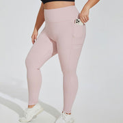 Women's Plus Size Sports Pocket Fitness Trousers - Jo-Bolt-Store