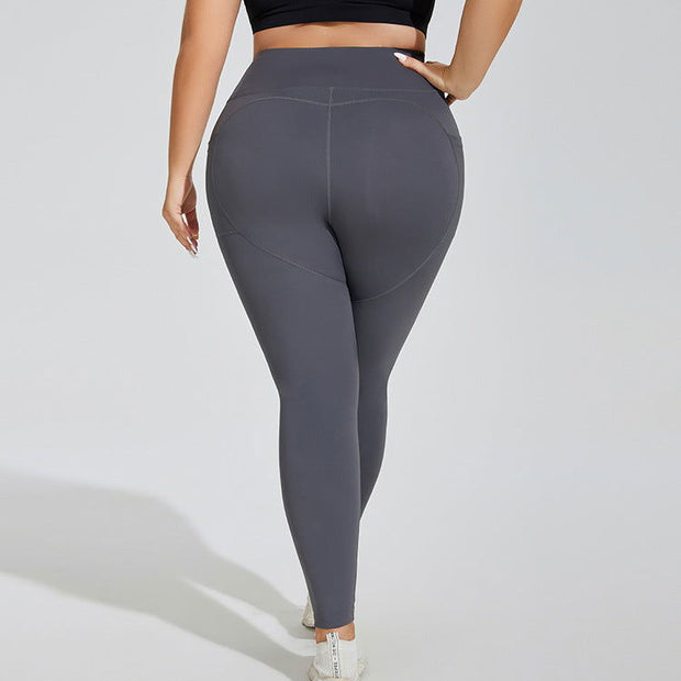 Women's Plus Size Sports Pocket Fitness Trousers - Jo-Bolt-Store