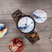 Wooden watch literary men's watch - Jo-Bolt-Store