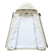 Workwear Outdoor Trendy Jacket Hooded Waterproof Windproof Single Jacket Coat - Jo-Bolt-Store