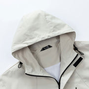 Workwear Outdoor Trendy Jacket Hooded Waterproof Windproof Single Jacket Coat - Jo-Bolt-Store