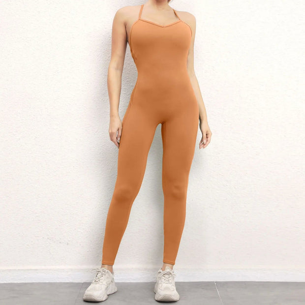 Yoga fitness jumpsuit hip lifting sports jumpsuit dance pants for women - Jo-Bolt-Store