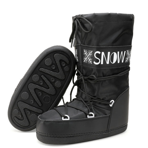 High Snow Boots With Suction Cups