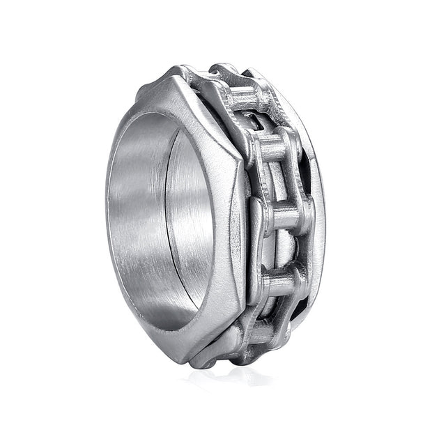 Chain Turning Anti Anxiety Ring
