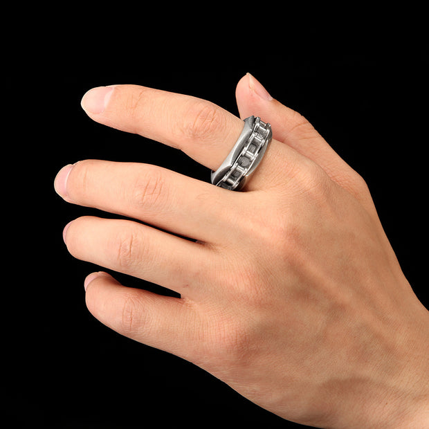 Chain Turning Anti Anxiety Ring