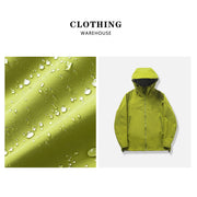 Soft Shell Hooded Windproof Jacket