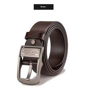 Genuine Leather Retro Alloy Buckle Belt