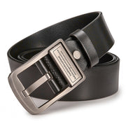 Genuine Leather Retro Alloy Buckle Belt