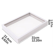 White DIY handprint frame dimensions 31cm by 22.4cm