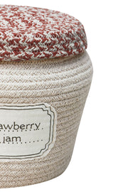 Decorative Basket Strawberry Jam