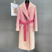 Gradient Color Wool Coat