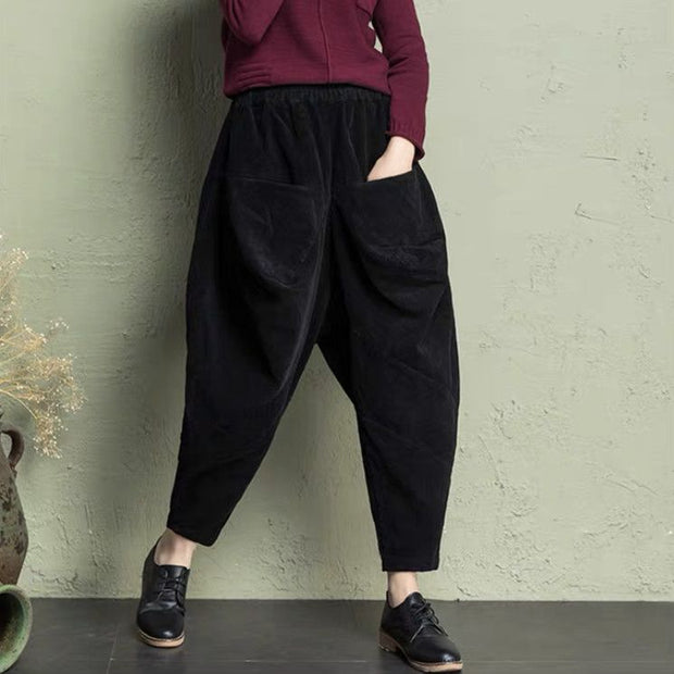 Women's Velvet Loose Pants