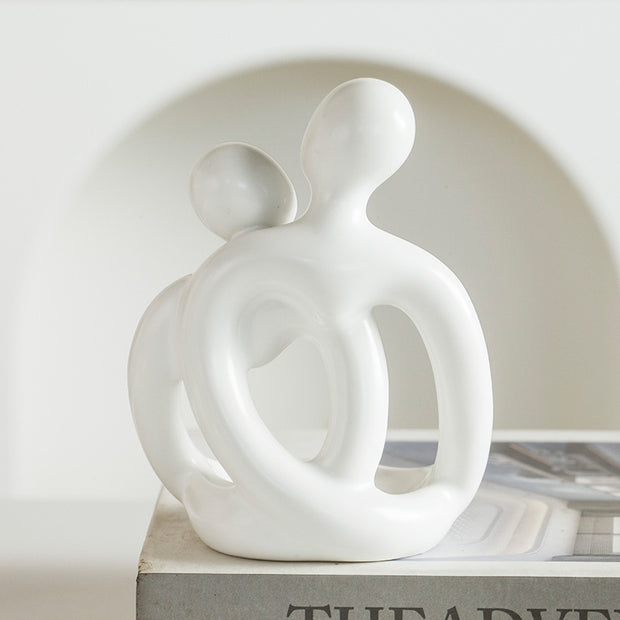Ceramic Couple Candlestick