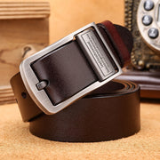 Genuine Leather Retro Alloy Buckle Belt