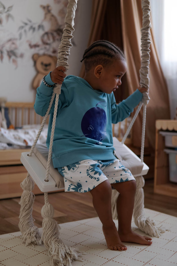Kids Hoodie with Ears - Moon