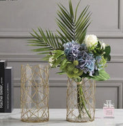 luxury metal hollow vase - Jo-Bolt-Store