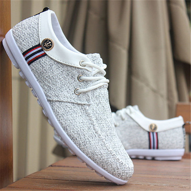 men Casual Shoes mens canvas shoes for men shoes men fashion Flats brand fashion - Jo-Bolt-Store