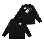 Novels Longsleeve Shirt With Cuffrib Unisex - Black