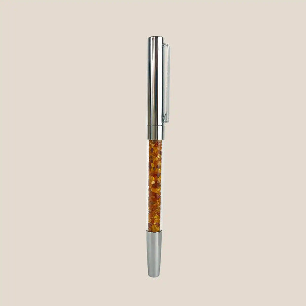 Amber Pen With Cap