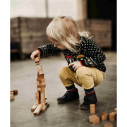 Wooden Tower Puzzle - Natural